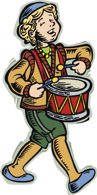 Boy Clipart Drum - Drummers Drumming Clip Art (318x640)