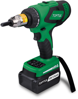 Toptul Kpna0510 Cordless Rivet Nut Tool Brushless 18v - Cordless Rivet Nut Gun (342x480)