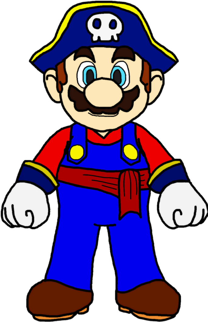 Pirate By Katlime - Mario Cooker Png (685x1167)