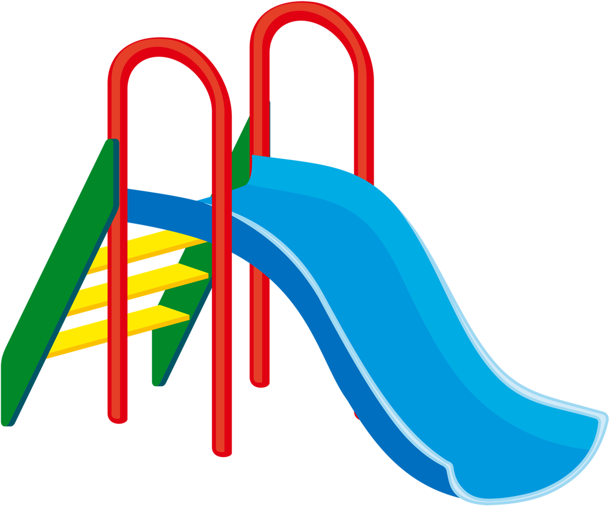 Parks & Recreation - Slides Playground Cartoon (1280x1142)
