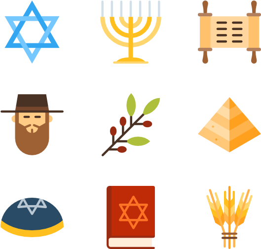 Judaism 50 Icons - Ramdhan Vector Png (600x564)