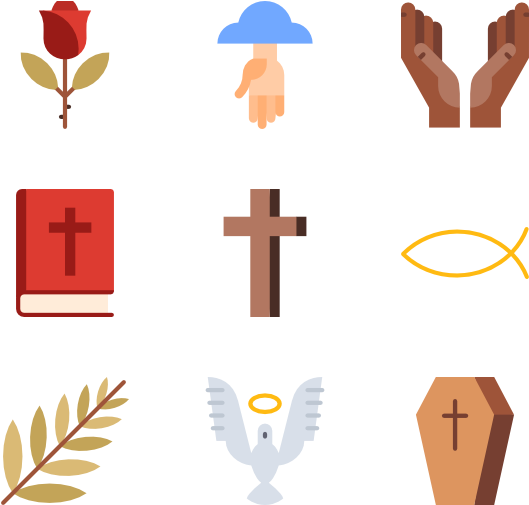 Christianity 50 Icons - Catholic Icons Png (600x564)