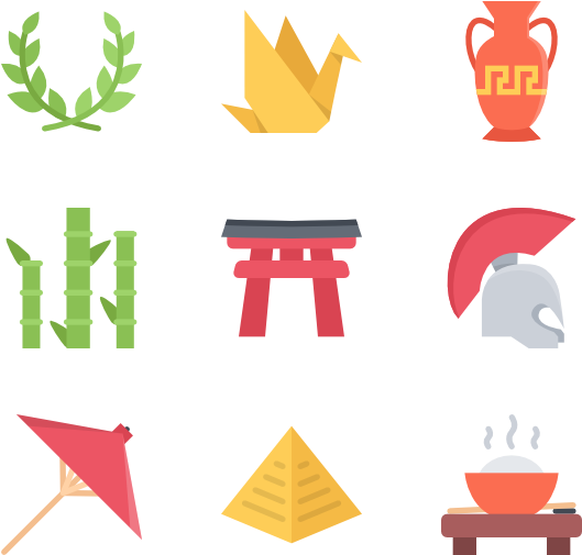 Culture 50 Icons - Culture Flat Icon Png (600x564)