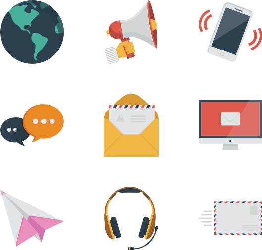 Communication 10 Icons - Communication Graphics Png (600x564)