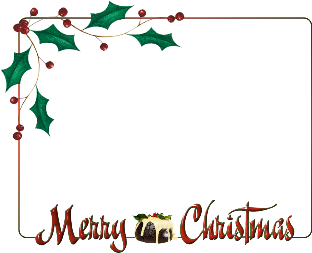 Christmas Frame Png - Transparent Christmas Picture Frames (695x553)