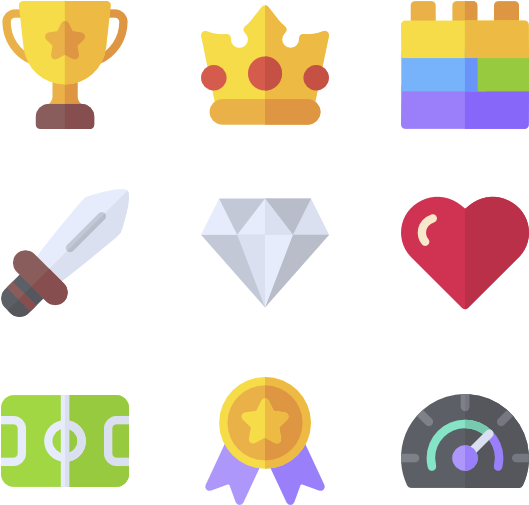 Gaming 50 Icons - Vector Graphics (600x564)