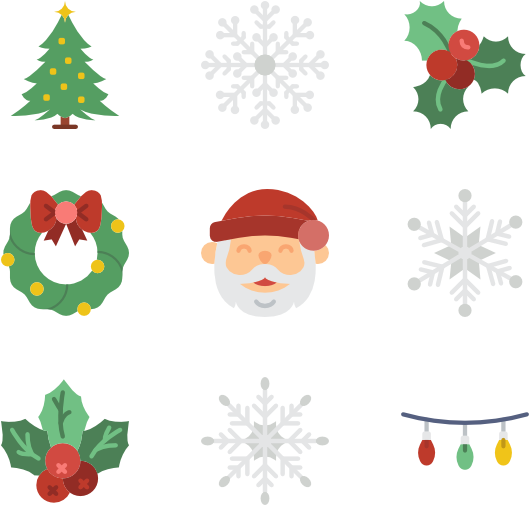 Winter 100 Icons - Christmas Icon Transparent (600x564)