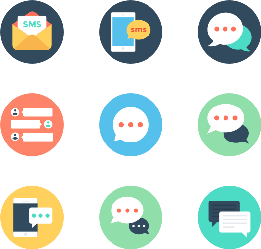 Text Messaging 50 Icons - Messaging Icon (600x564)