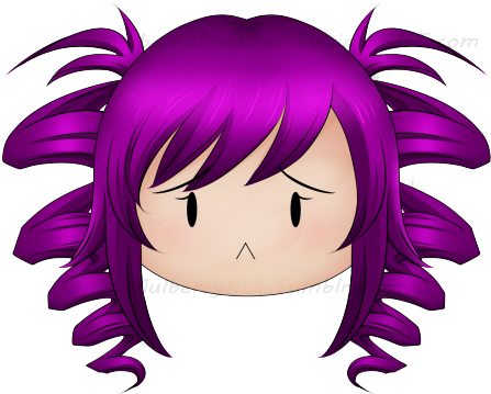 Just A Sad, Little Kokona - Cartoon (500x375)