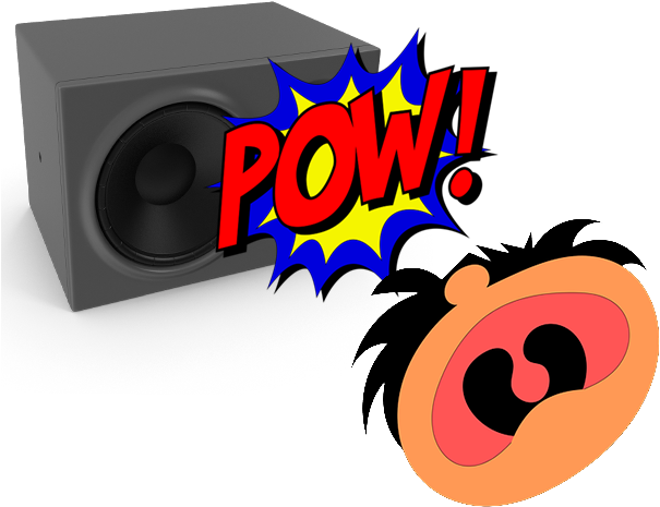 Putting Your Dj Studio Monitors In The Correct Position - Red, Blue And Yellow Pow! Comic Book Themed Shower (640x480)