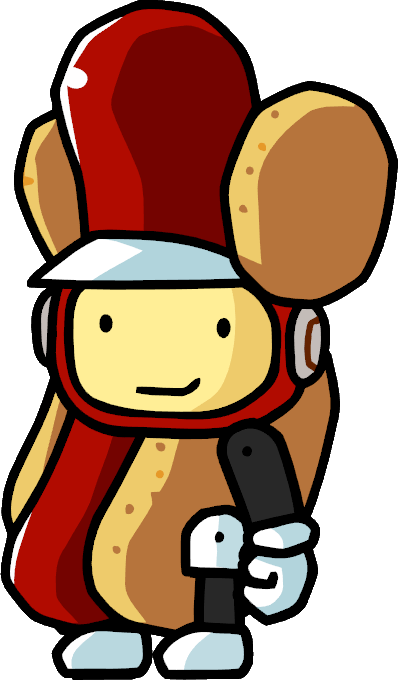 Hotdog Suit - Scribblenauts Big Robot Suit (398x680)