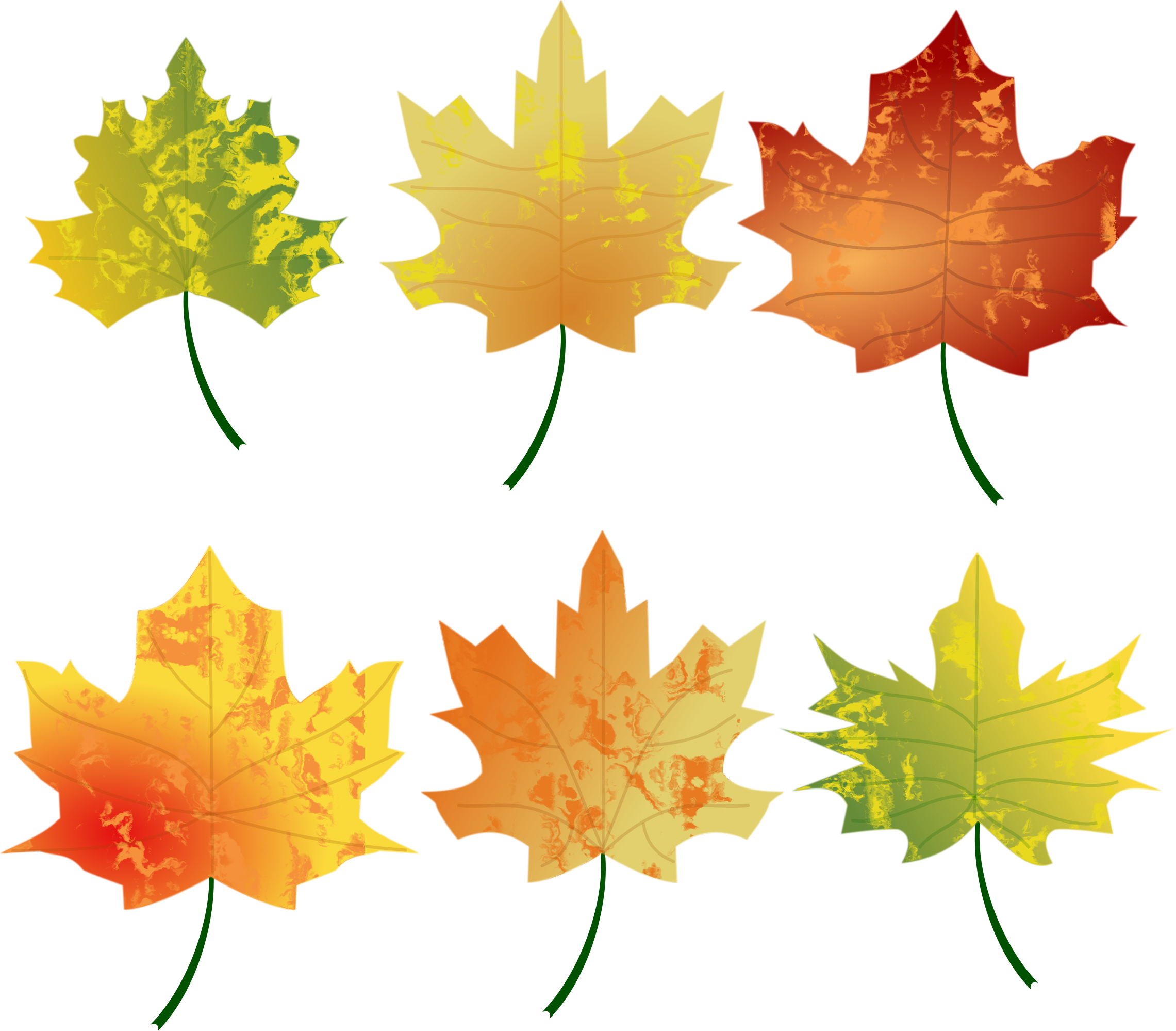 Clipart - Autumn Leaves - Autumn Leaves Clipart (2281x1998)