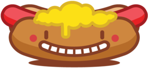 Hotdog Emoji - Hot Dog Emoji (400x300)