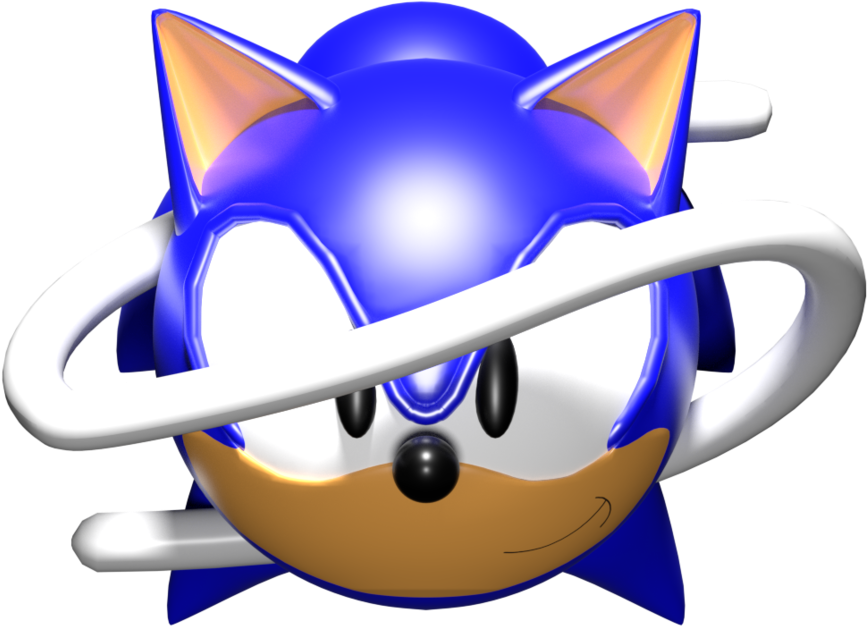 Sonic Saturn Logo Recreation By The64thgamer - Sonic Xtreme Model (894x894)