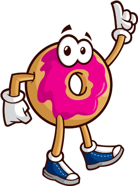 Donut Or Hot Dog You Choose What Goes On It, We Don't - Doughnut (342x380)