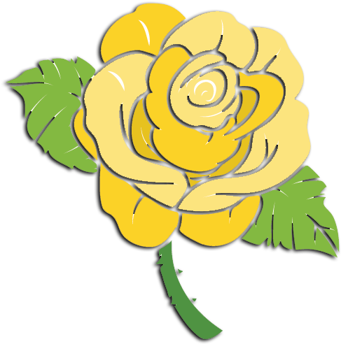 Kappa Delta Sigma Flower - Alpha Kappa Psi Yellow Rose (550x550)