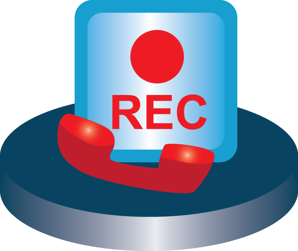 Call Recording Icon Png (614x518)