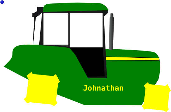 This Free Clip Arts Design Of Tractor 1 - Tractor John Deere Animado (600x358)