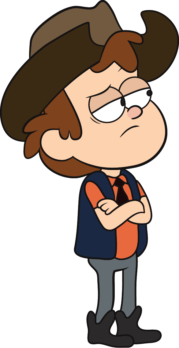 Cowboy Dipper By Mf99k On Clipart Library - Gravity Falls Cowboy Dipper (585x1140)