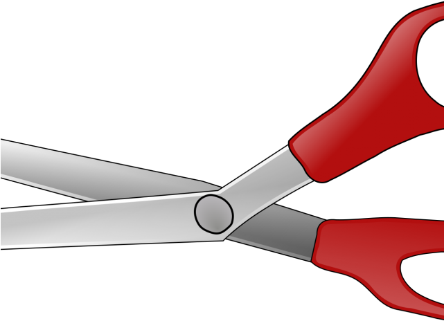 Scissor Clipart Big Object - Metalworking Hand Tool (640x480)
