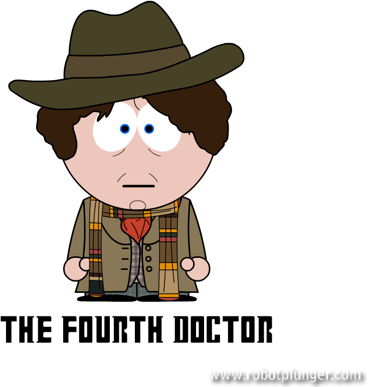 Doctor Who South Park - Doctor Who Tom Baker Cartoon (917x833)