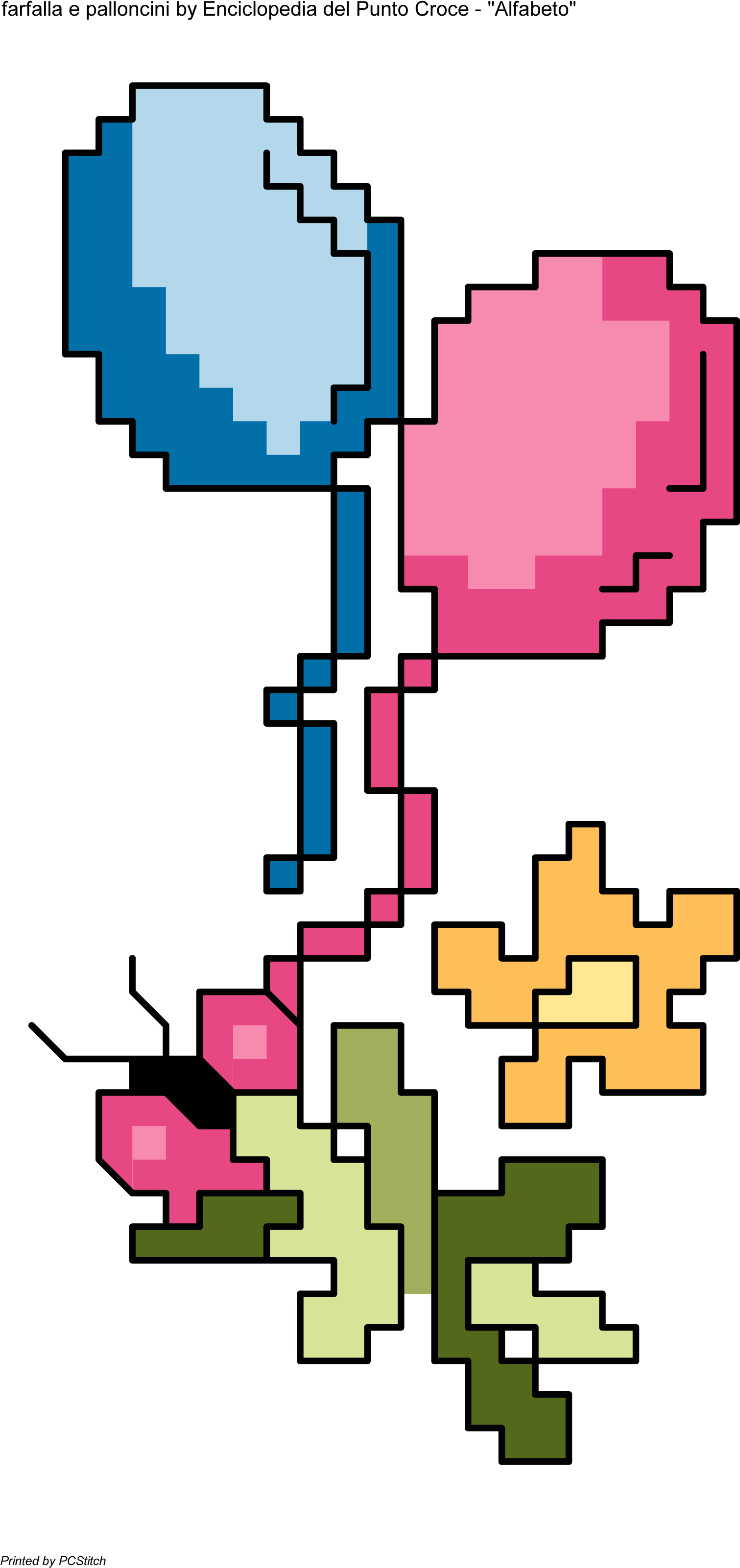 Farfalla E Palloncini - Farfalla E Palloncini (1671x3227)