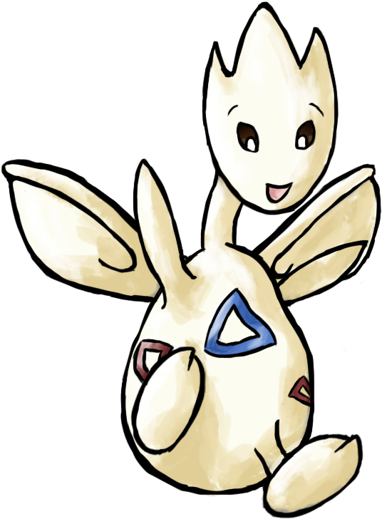 #176 Togetic Shiny By Thebookwormmaddy - Cartoon (800x800)