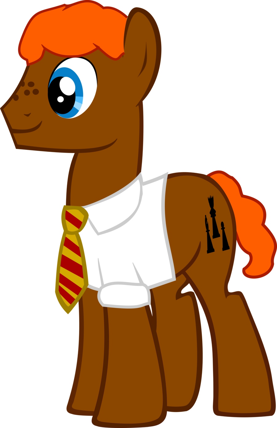 Ron Weasley As A Pony By Asdflove - Ronald Weasley My Little Pony (900x1392)