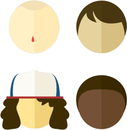 Love Those 4 - Stranger Things (500x464)