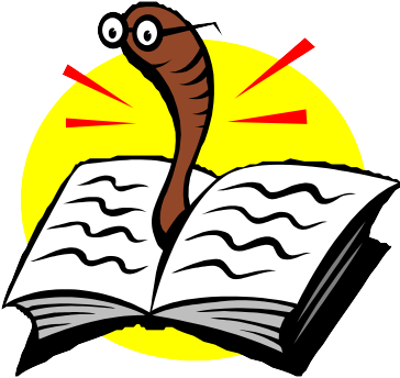 Bookworm - Reading Charts For Kids (364x344)