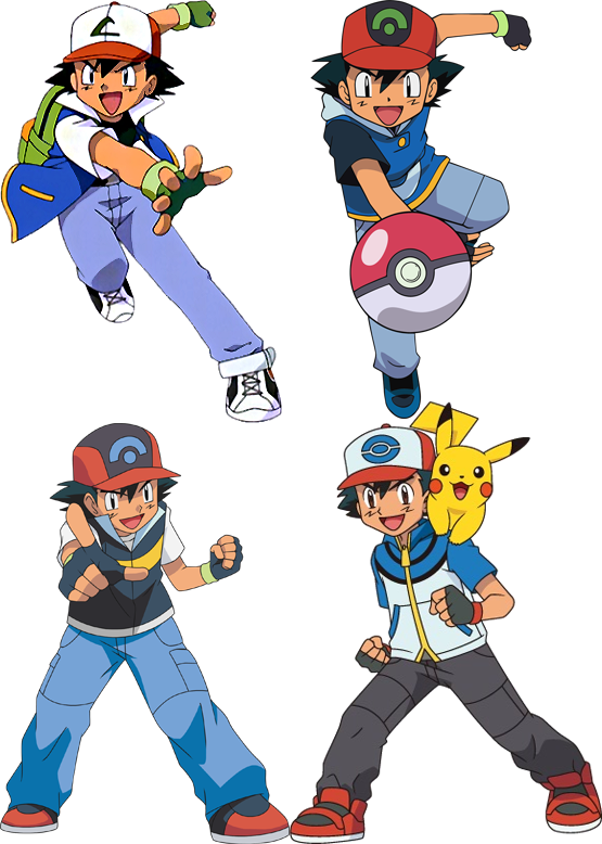 Ash Ketchum Outfits - Pokemon X And Y Ash Ketchum (555x778)