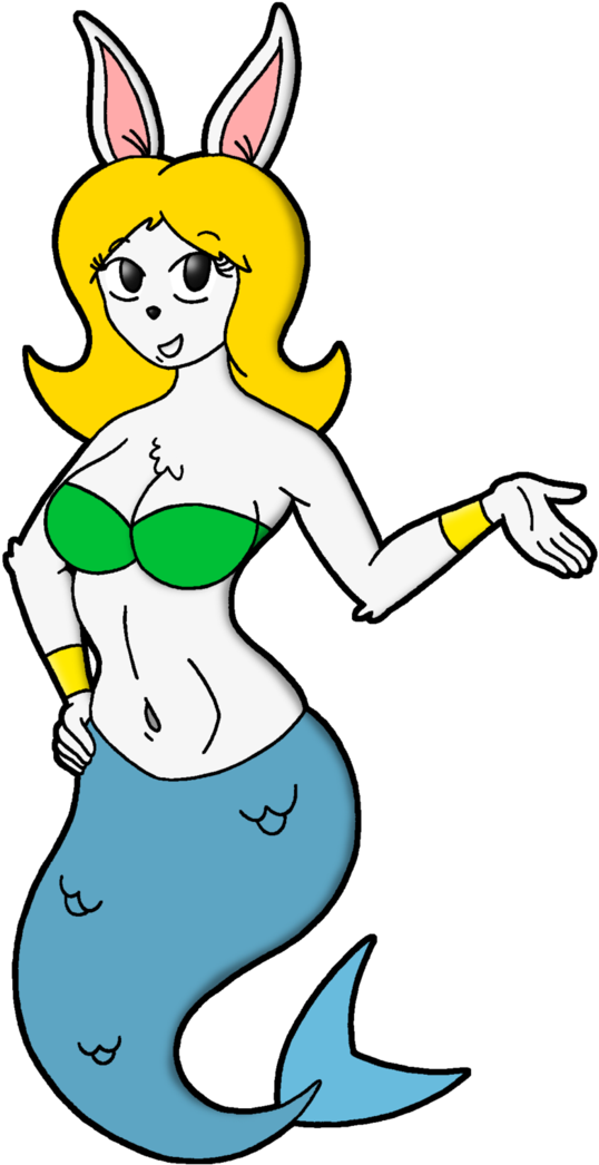 Mermaid Betty By Polishedbrain - Cartoon (702x1139)