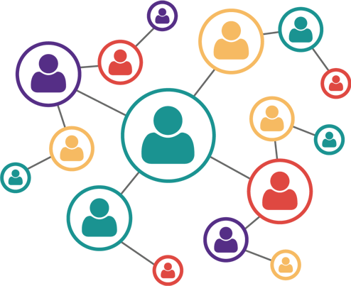 Featurepage211 - Social Media Communication Png (494x403)