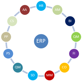 What Is Enterprise Resource Planning - Circle (592x327)