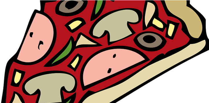 Tonight I Am Going To Stay At My Sister's House - Cartoon Pizza Slice Png (755x356)