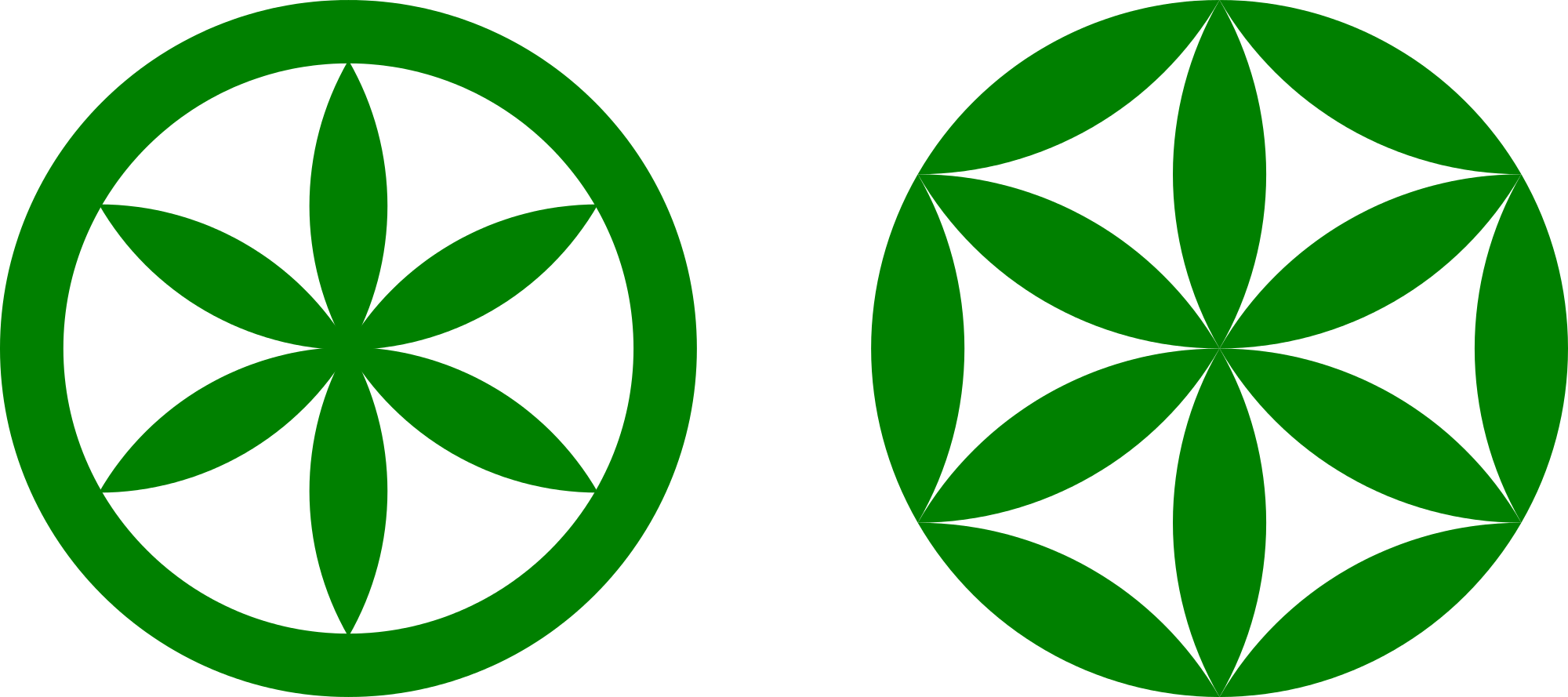 Open - Single Flower Of Life (2000x889)