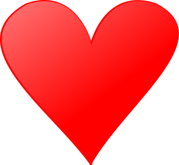 Download Small Png Medium Png Large Png Svg Edit Clipart - Red Heart Shape (600x552)