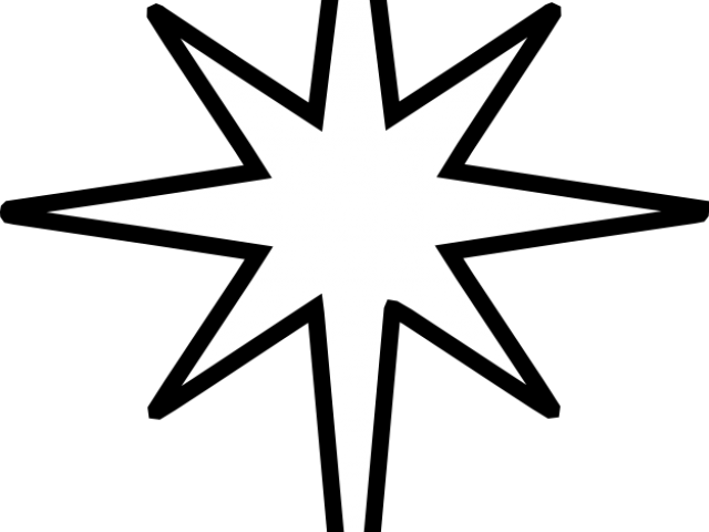 Star Of Bethlehem Clipart - Bethlehem Star Clipart (640x480)
