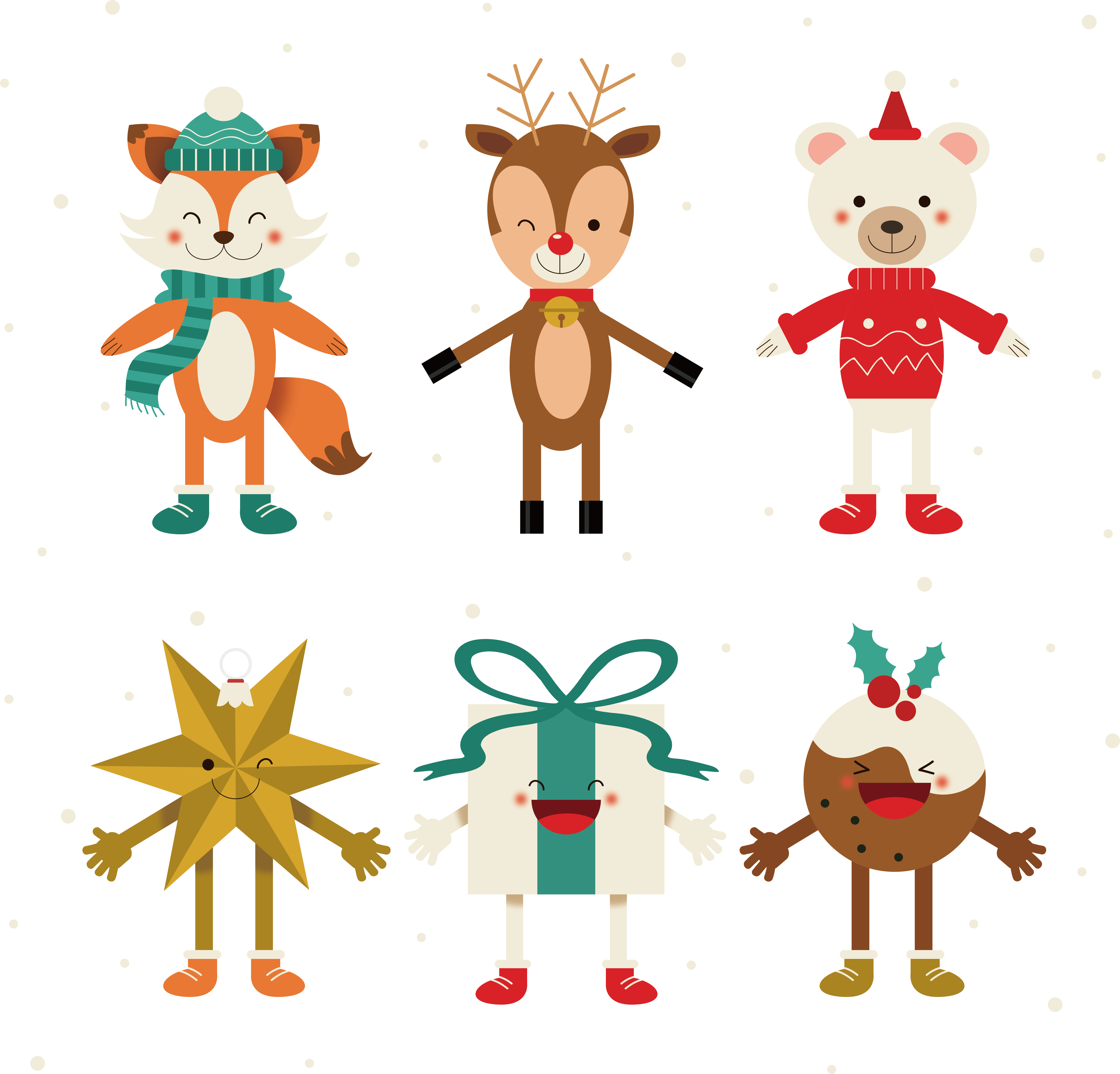 Reindeer Christmas Ornament Star Of Bethlehem - Reindeer Christmas Ornament Star Of Bethlehem (6250x5991)