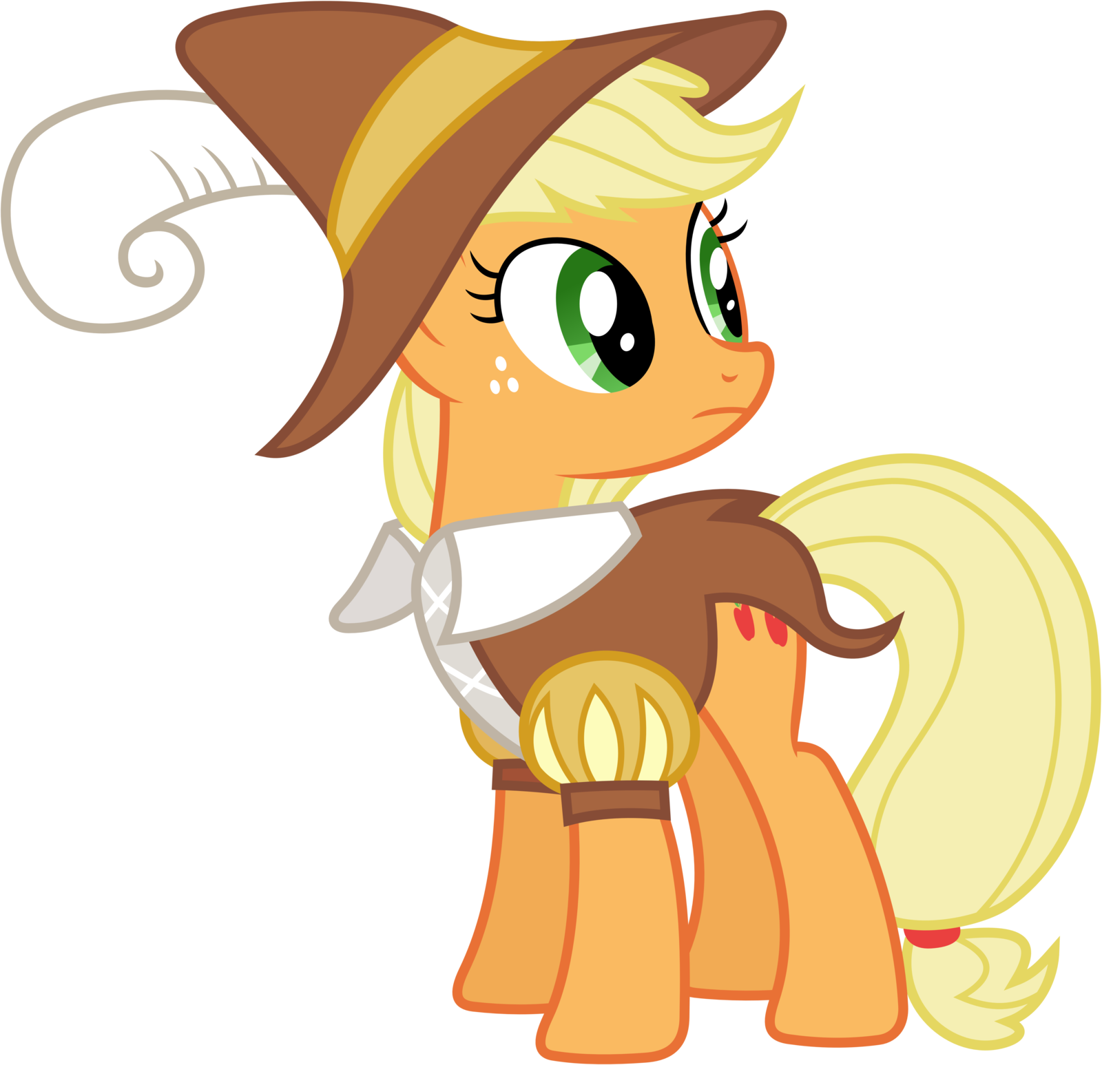 Smart Cookie By 90sigma On Deviantart Chancellor Puddinghead - Mlp Applejack Vector (1600x1547)