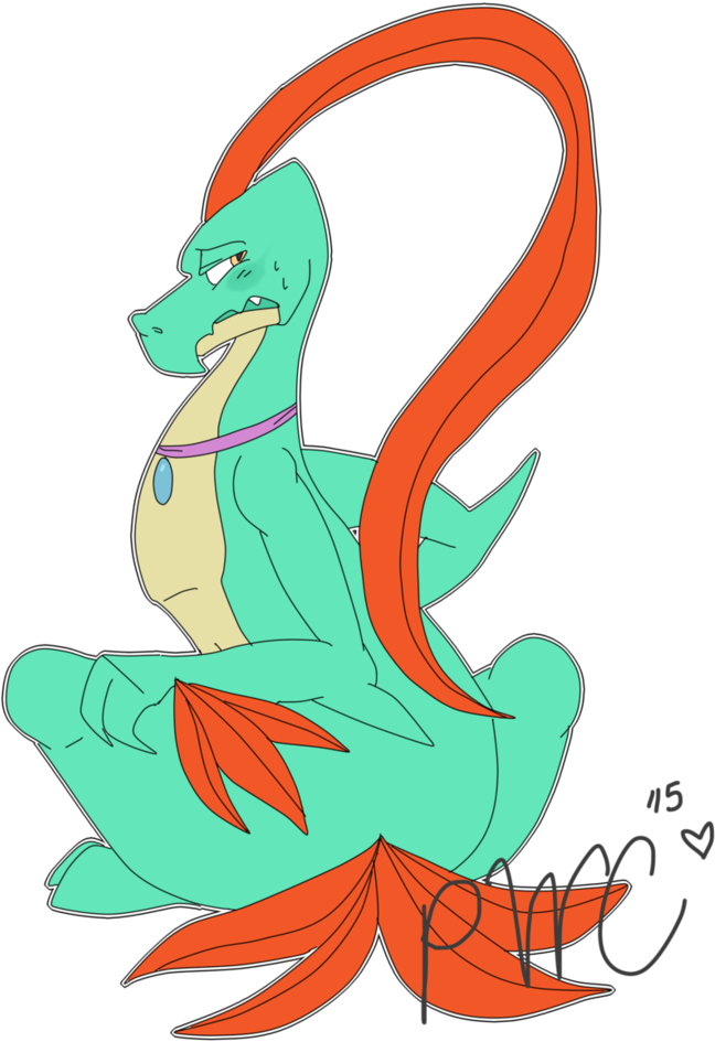 Fukuwa The Shiny Grovyle By Peaches With Cream - Shiny Grovyle (836x955)