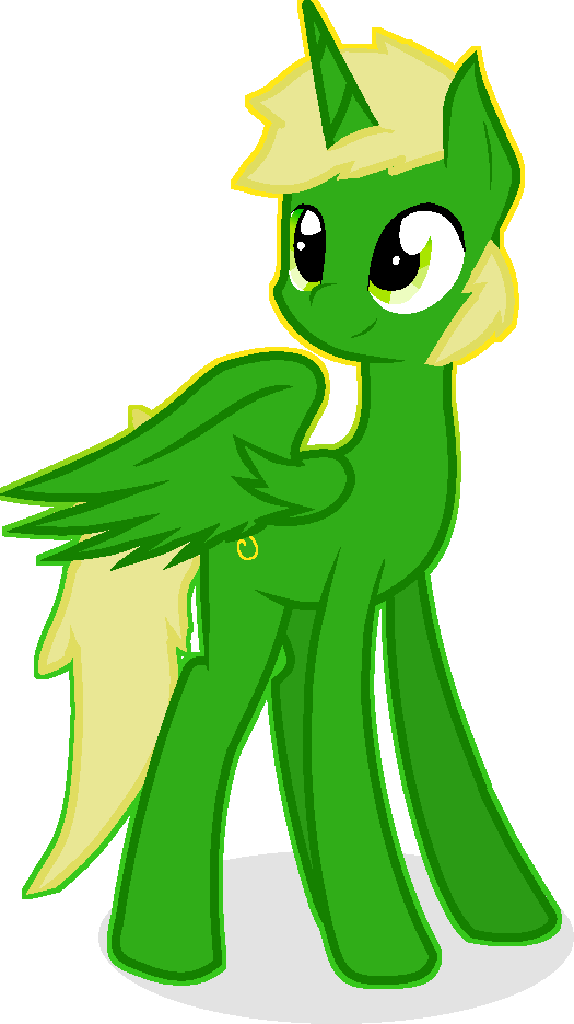 Lloyd [ninjago Ponies] By Wavestrike - Lloyd As A Pony (525x936)