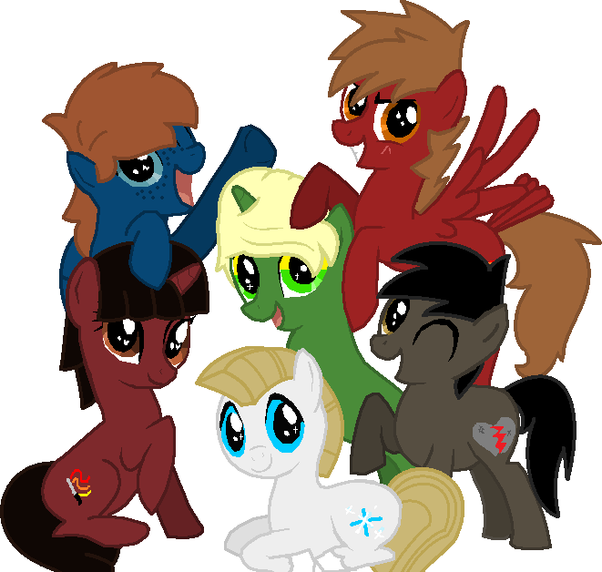 My Little Ninja Masters Of Friendship Ninjago Mlp By - Lego Ninjago (661x628)