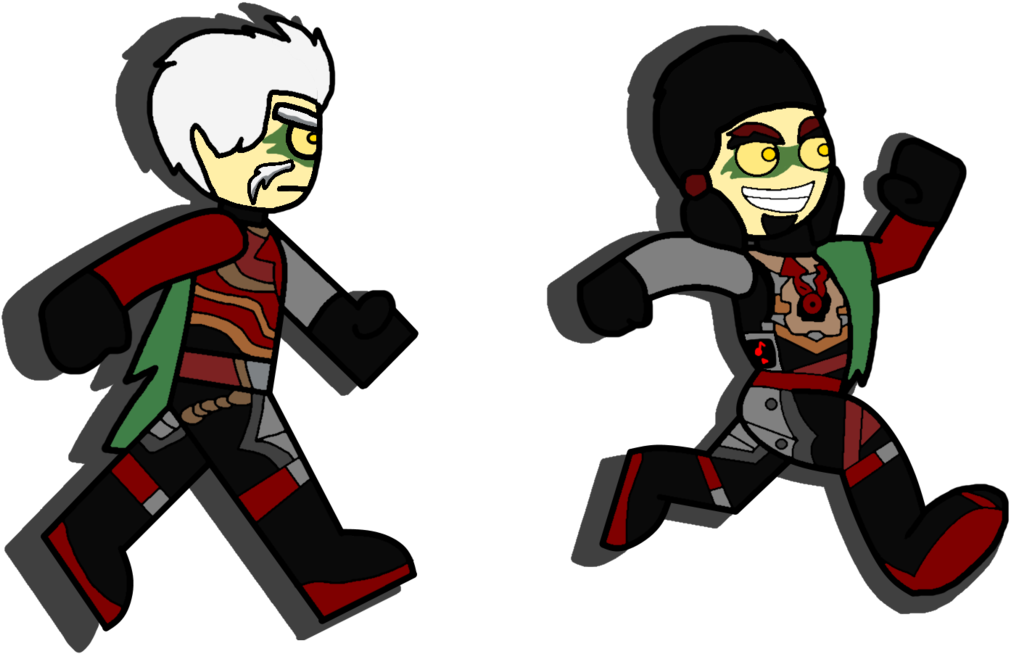 Krux And Acronix By So-creative396 - Ninjago Acronix And Krux (1024x670)
