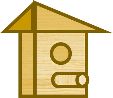 Birdhouse Body 1 - Portable Network Graphics (380x330)