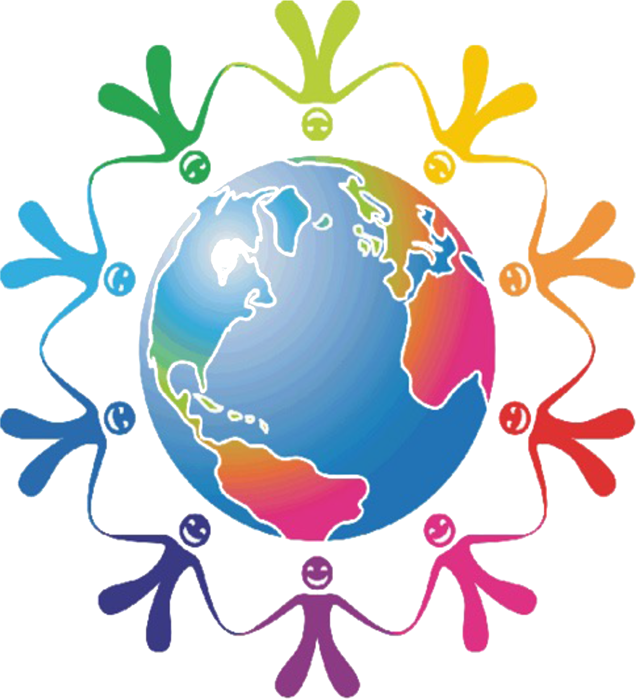 Peace Week 2015 Logo - People Holding Hands Around The World Gif (2550x3300)