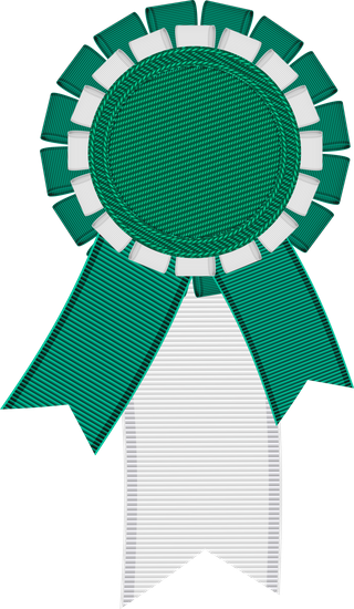 Rosette Ribbon Award - Escarapela Vector (320x550)