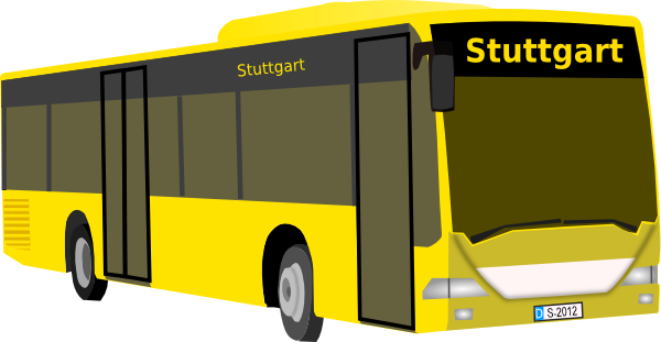 Bus Clipart Coach Bus - Belediye Otobüsleri (600x311)