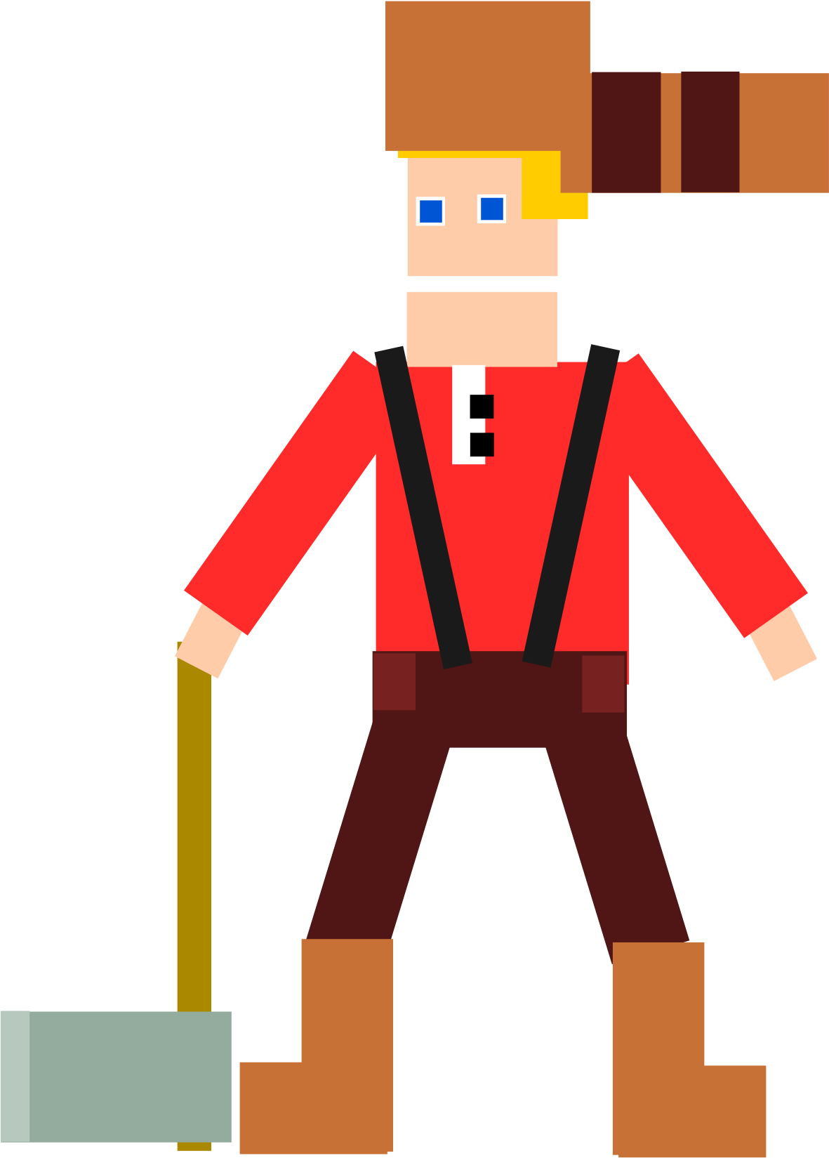 Big Image - Lumber Jack Clipart (1697x2400)