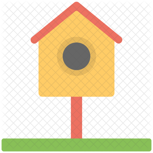 Bird House Icon - Bird Nest (512x512)
